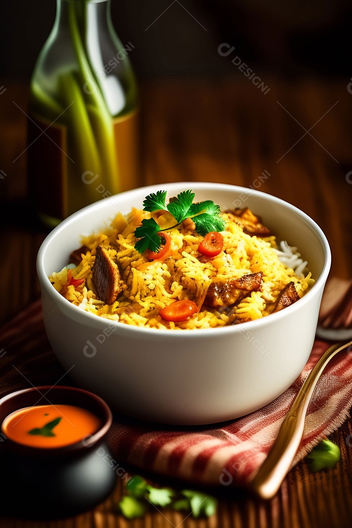 Deliciosa refeição com frango grelhado