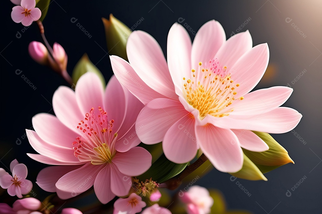 Linda flor de cerejeira