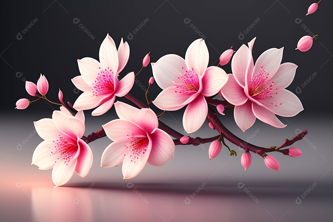 Linda flor de cerejeira