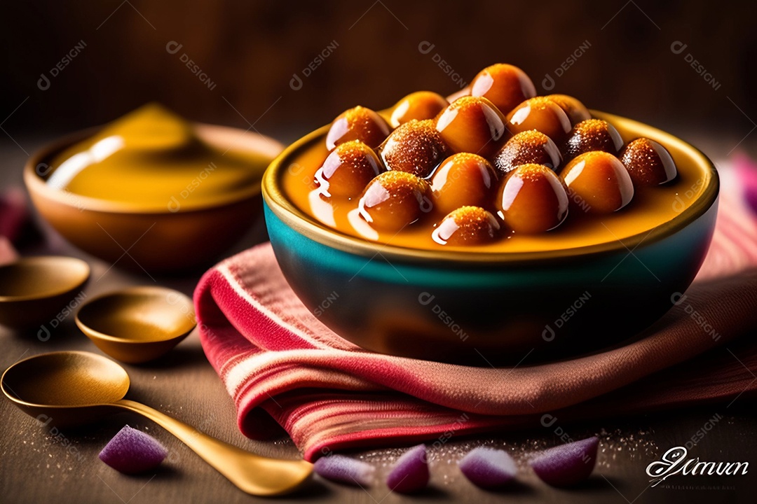 Gulab jamun comida típica da índia