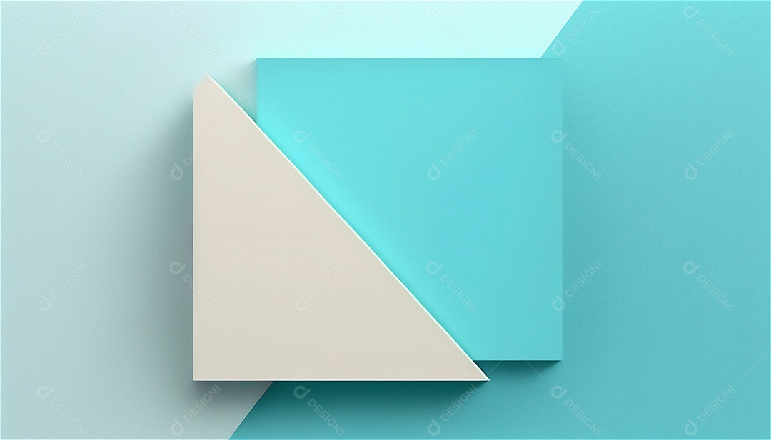 Modelo de plano de fundo de textura de papel vazio azul pastel, banner para publicidade. Formas geométricas retangulares recursos gráficos