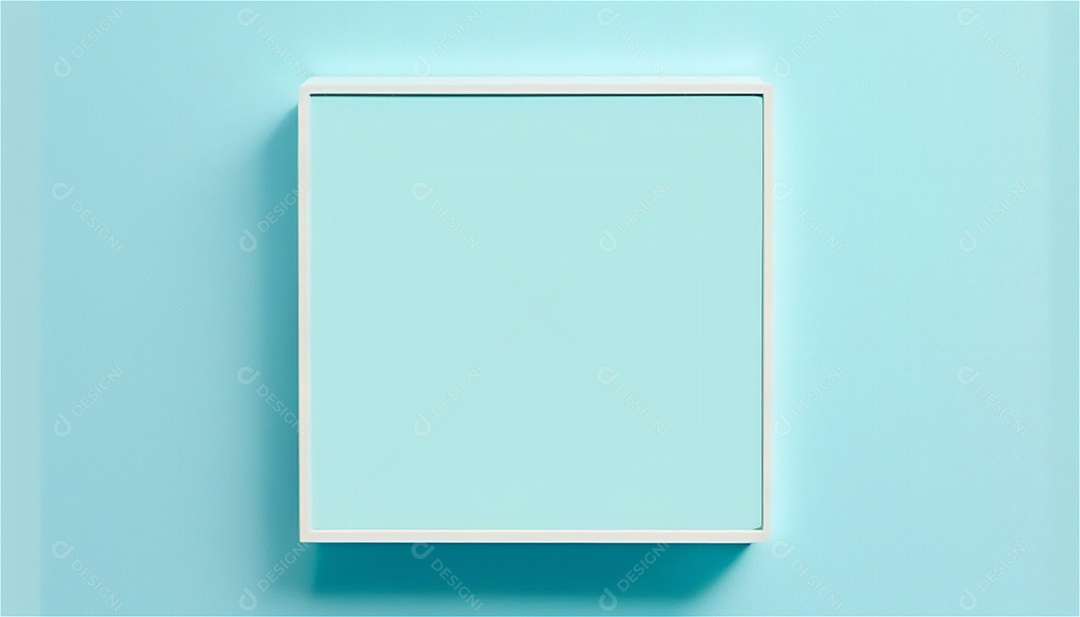 Modelo de plano de fundo de textura de papel vazio azul pastel, banner para publicidade. Formas geométricas retangulares recursos gráficos