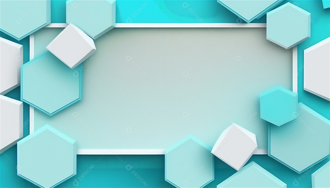 Modelo de plano de fundo de textura de papel vazio azul pastel, banner para publicidade. Formas geométricas retangulares recursos gráficos