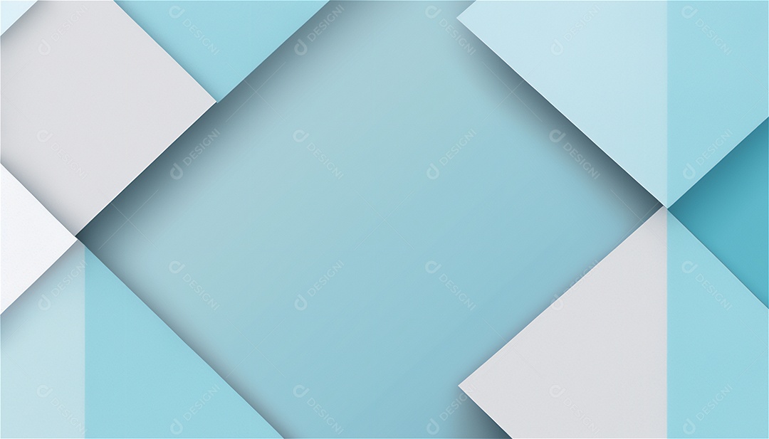Modelo de plano de fundo de textura de papel vazio azul pastel, banner para publicidade. Formas geométricas retangulares recursos gráficos