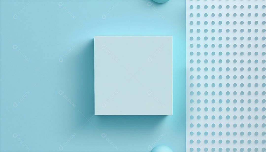 Modelo de plano de fundo de textura de papel vazio azul pastel, banner para publicidade. Formas geométricas retangulares recursos gráficos