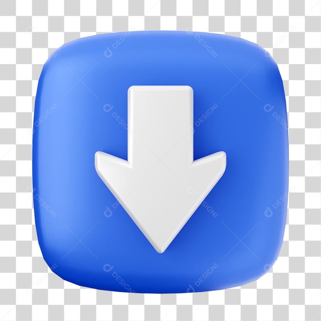 Ícone 3D Setas Para Composição PNG Transparente