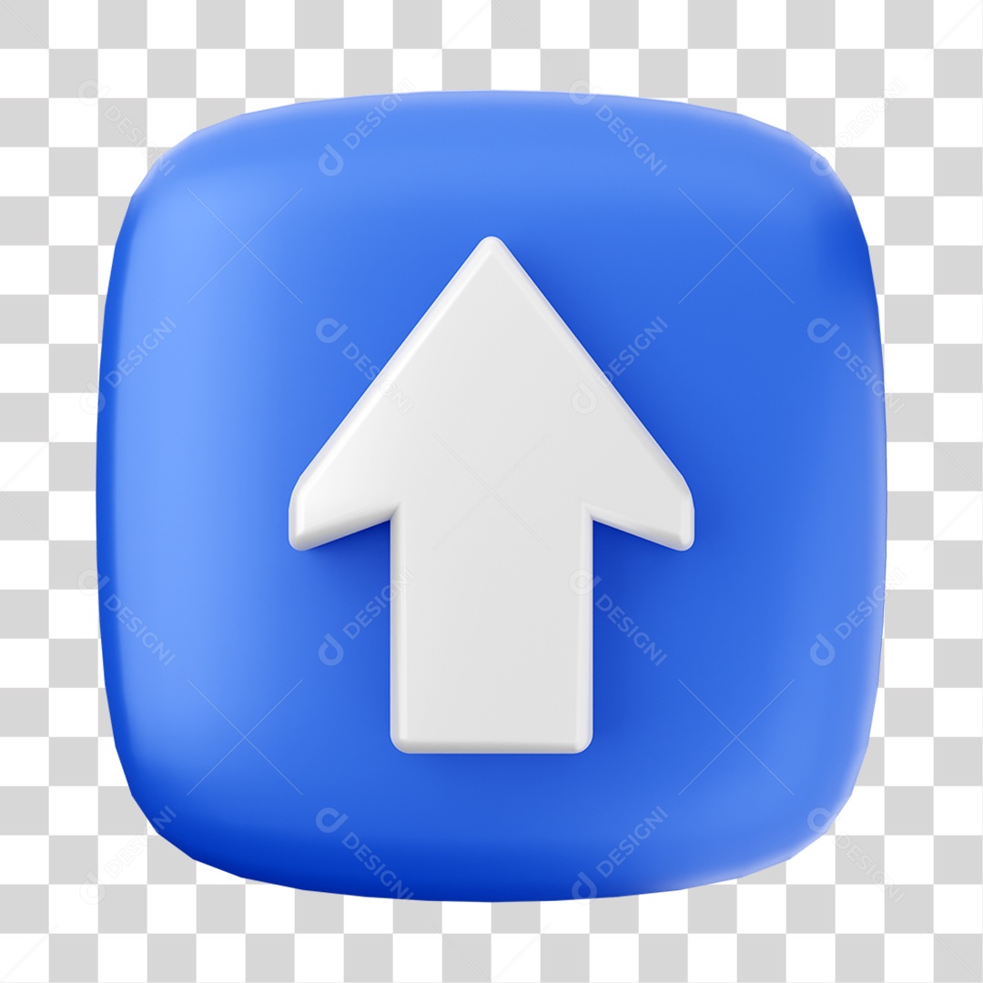 Ícone 3D Setas Para Composição PNG Transparente