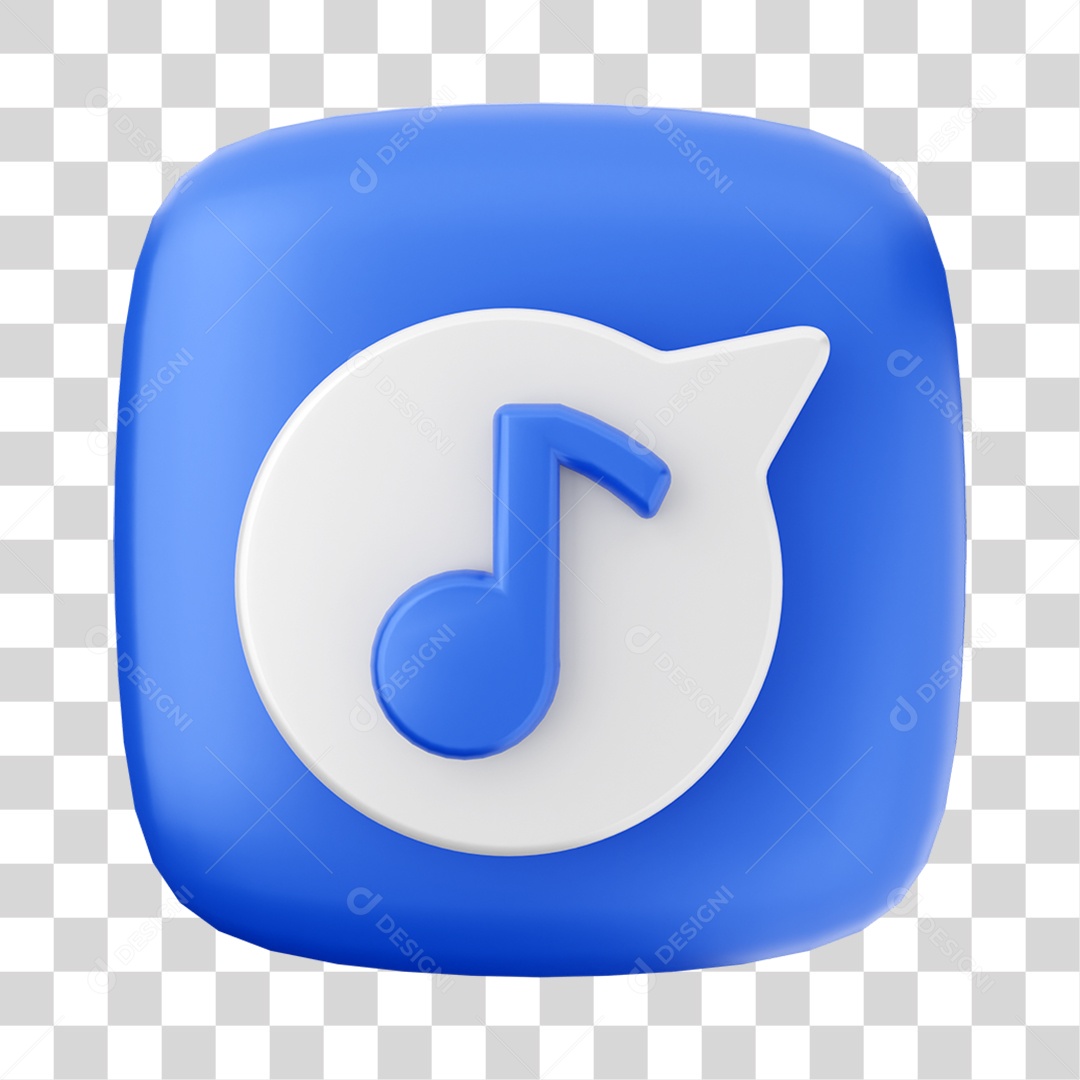 Ícone 3D Musicas Para Composição PNG Transparente