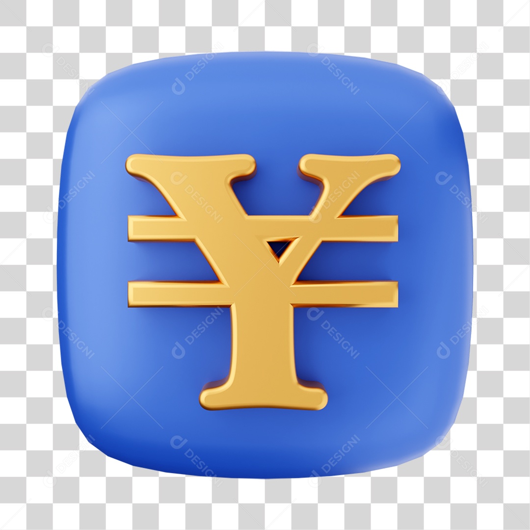 Ícone 3D Moeda Para Composição PNG Transparente