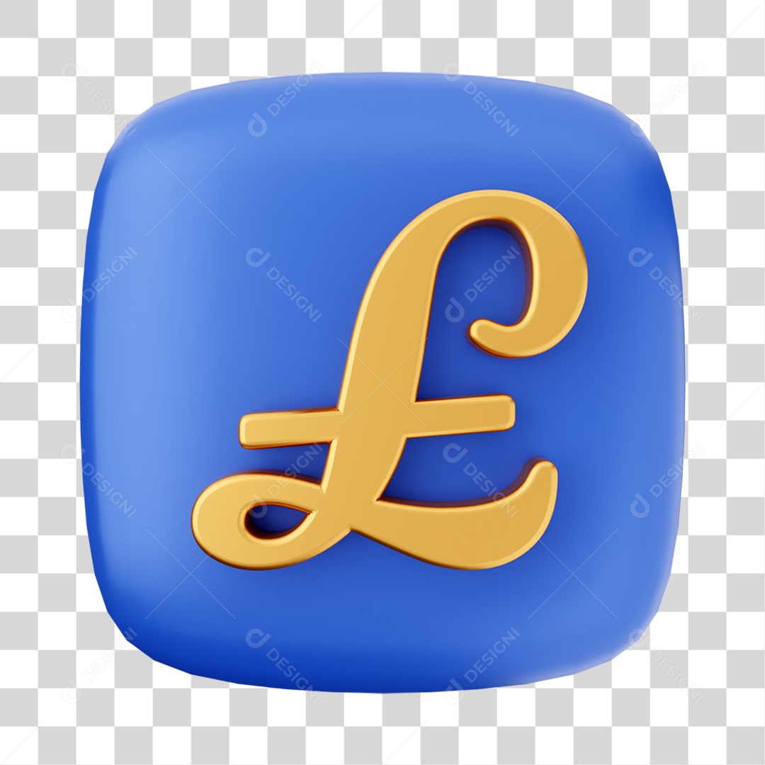 Ícone 3D Moeda Para Composição PNG Transparente