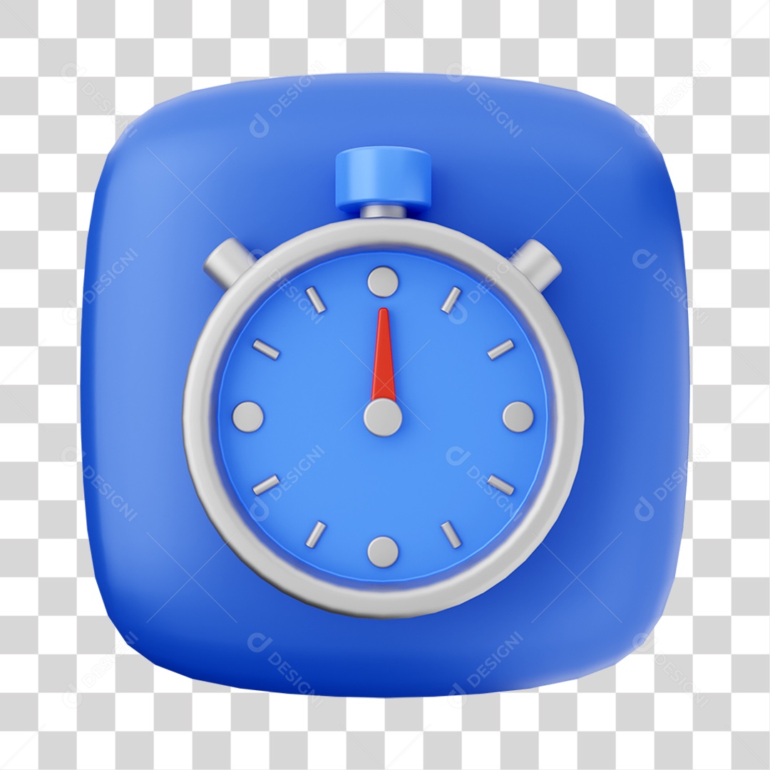 Ícone 3D Bússola Para Composição PNG Transparente