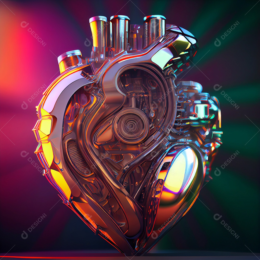 Coração artificial tecnológico