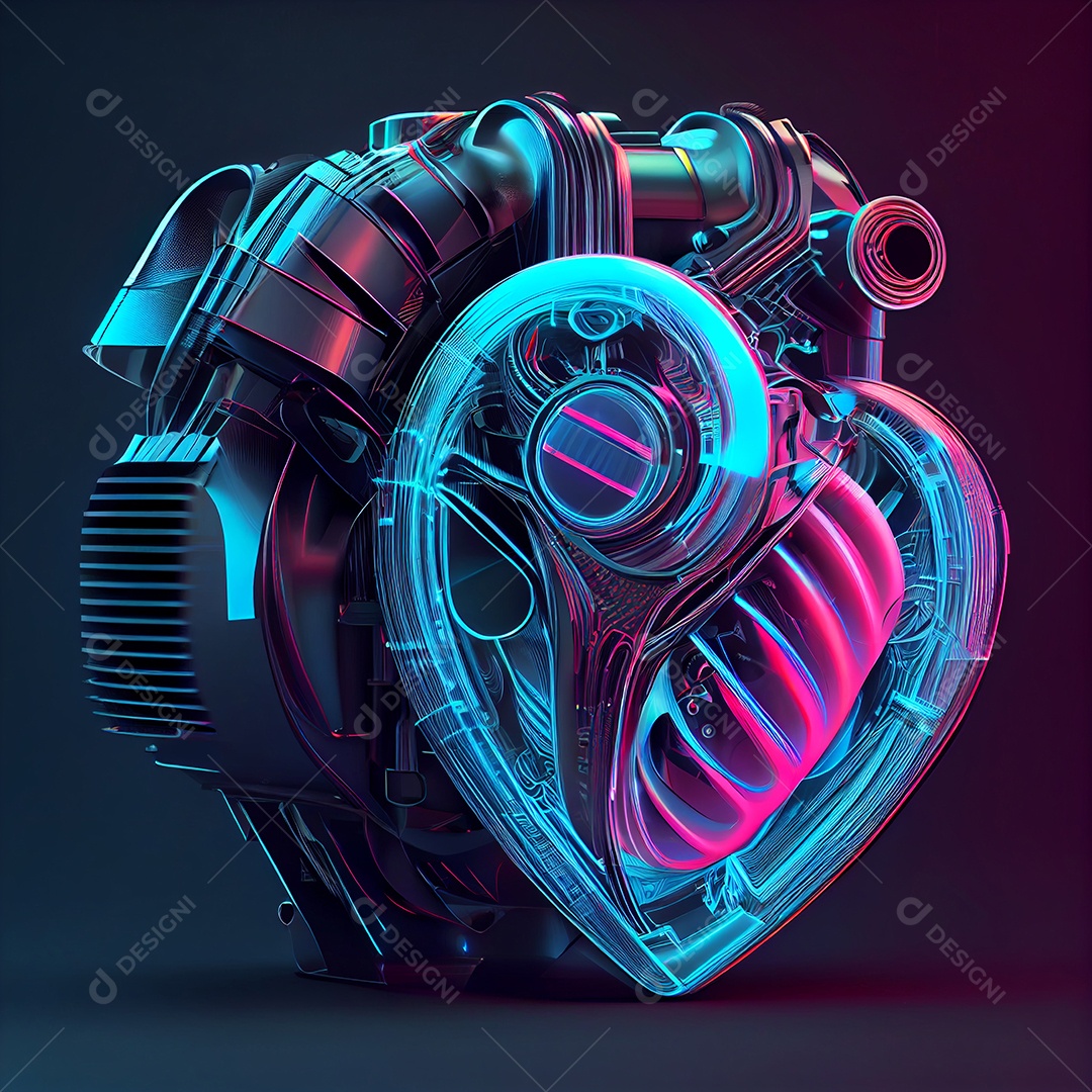 Coração artificial tecnológico