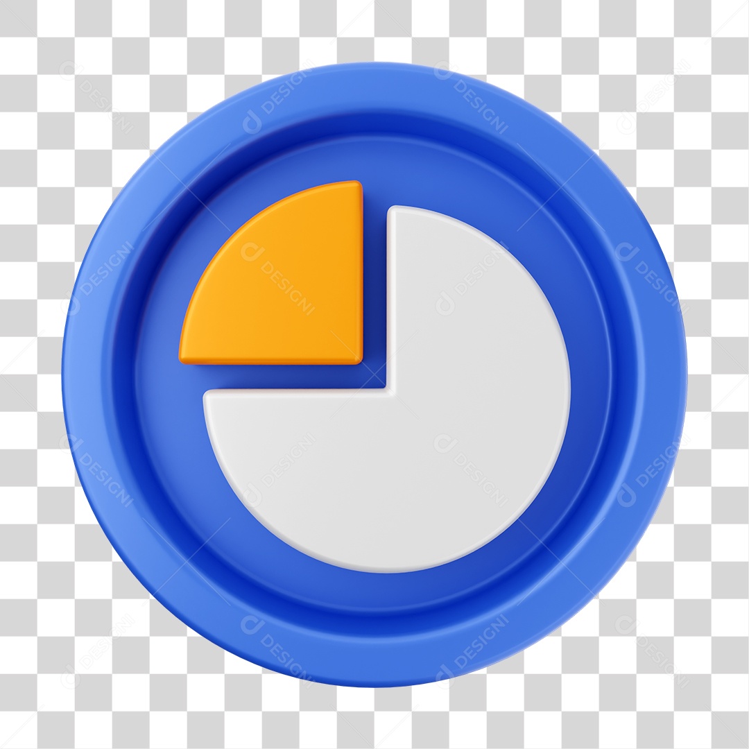 Elemento 3D Interface de Usuário Gráficos para Composição PNG Transparente