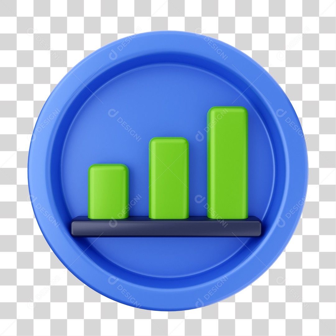 Elemento 3D Interface de Usuário Gráficos para Composição PNG Transparente