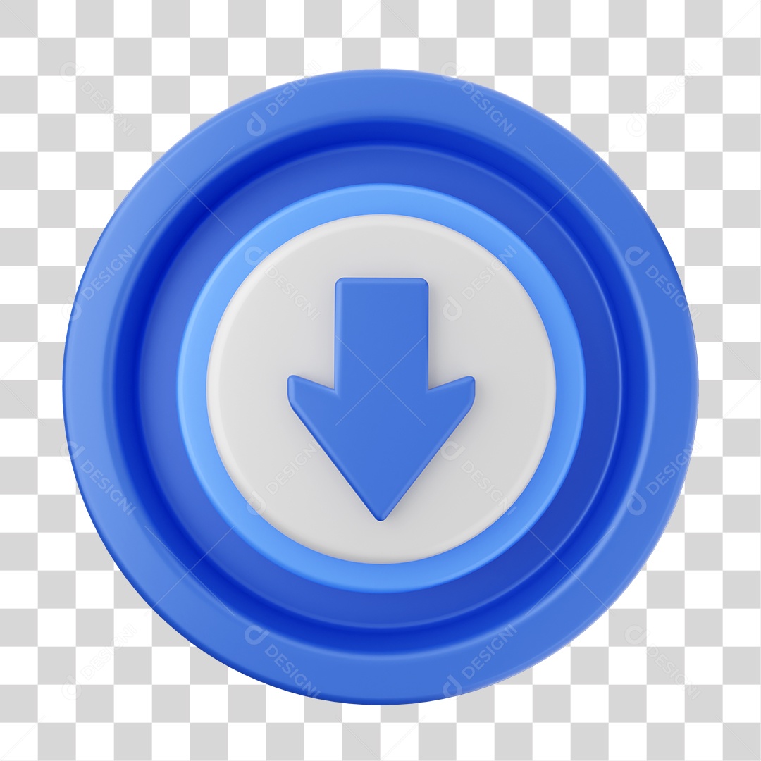 Elemento 3D Interface de usuário Recebimento para Composição PNG Transparente