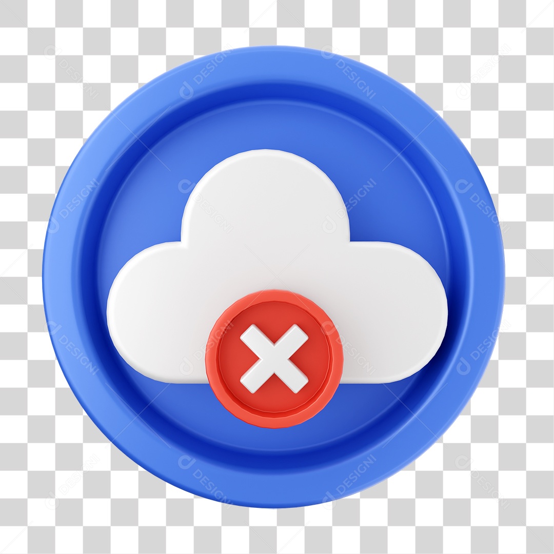 Elemento 3D Interface de usuário para Composição PNG Transparente