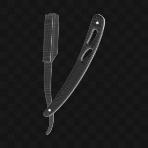 Navalha de Barbeiro - Modelo 3D