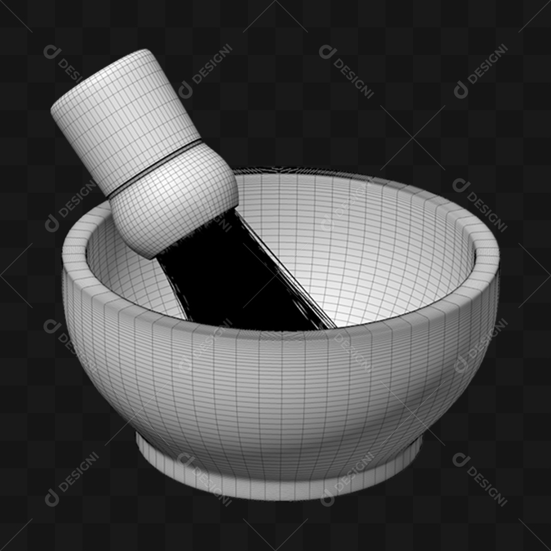 Pincel de Barbeiro - Modelo 3D