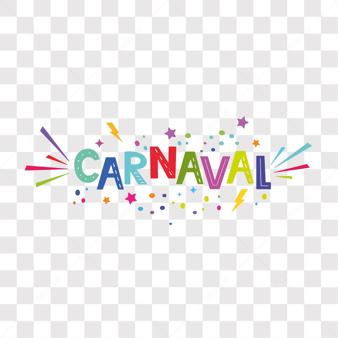 Lettering Carnaval EPS + PNG