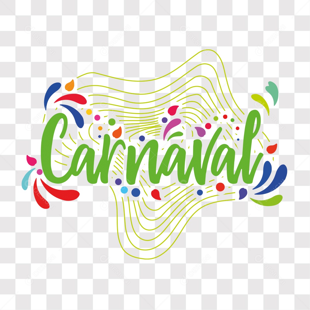 Lettering Carnaval EPS + PNG