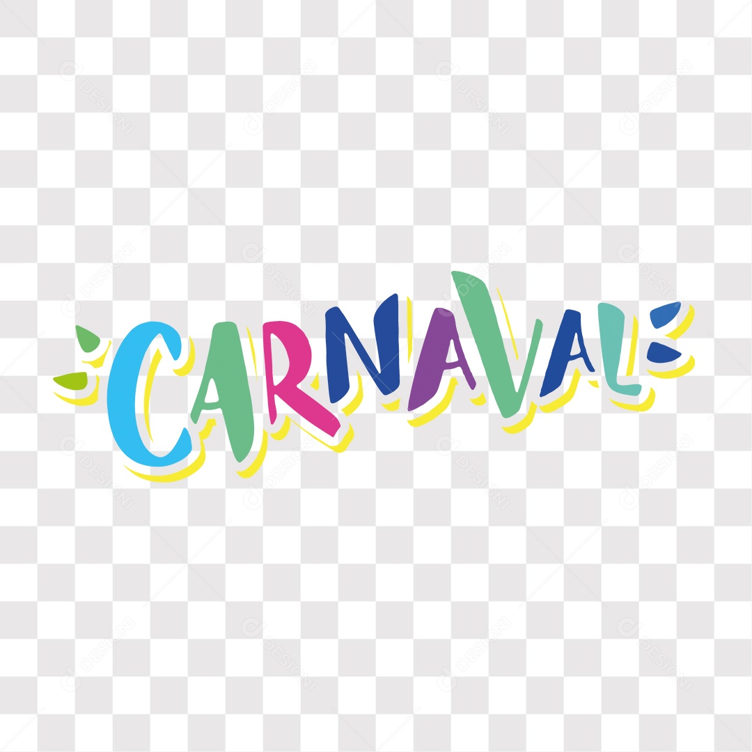 Lettering Carnaval EPS + PNG
