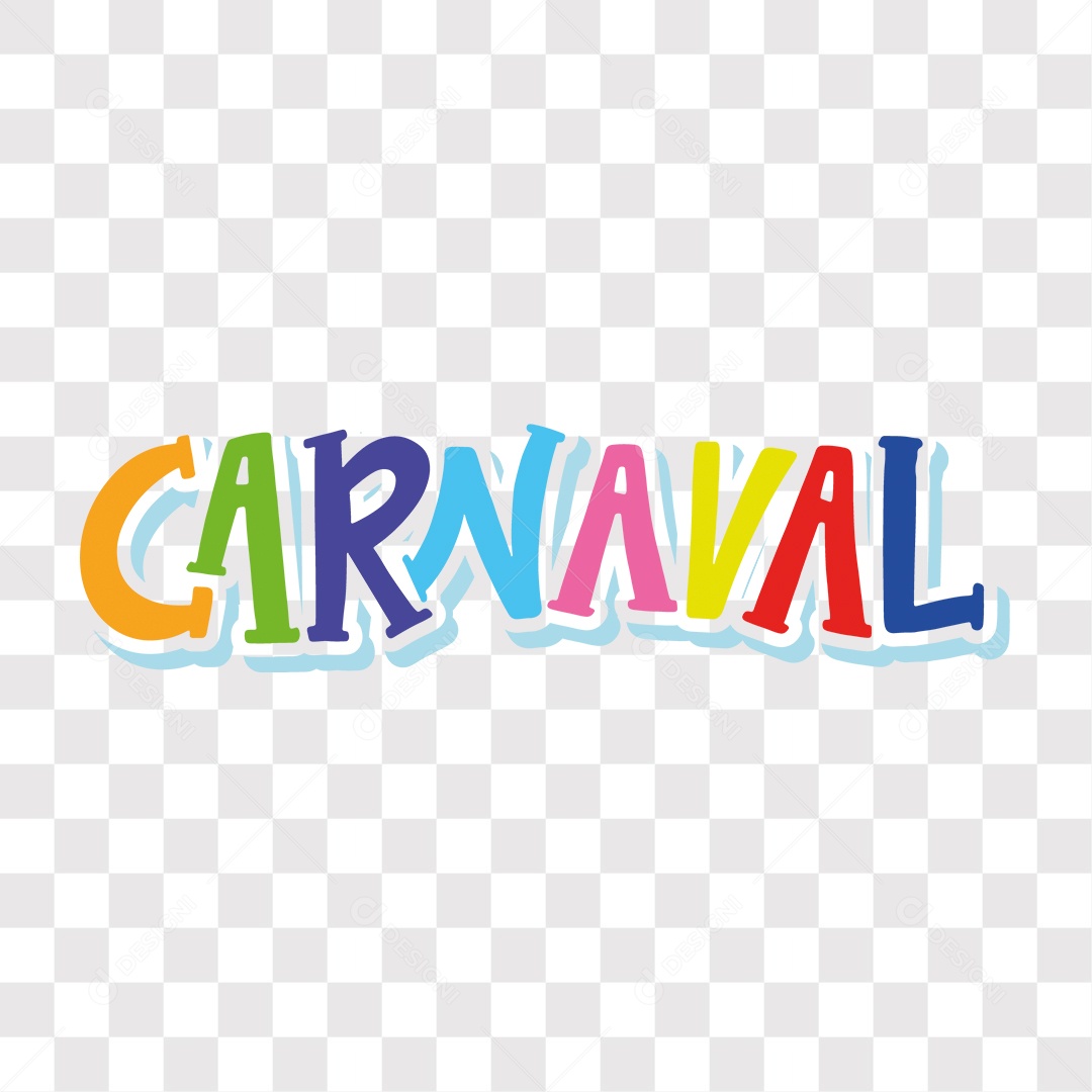 Lettering Carnaval EPS + PNG