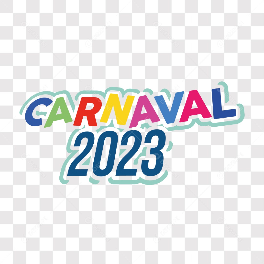 Lettering Carnaval 2023 EPS + PNG