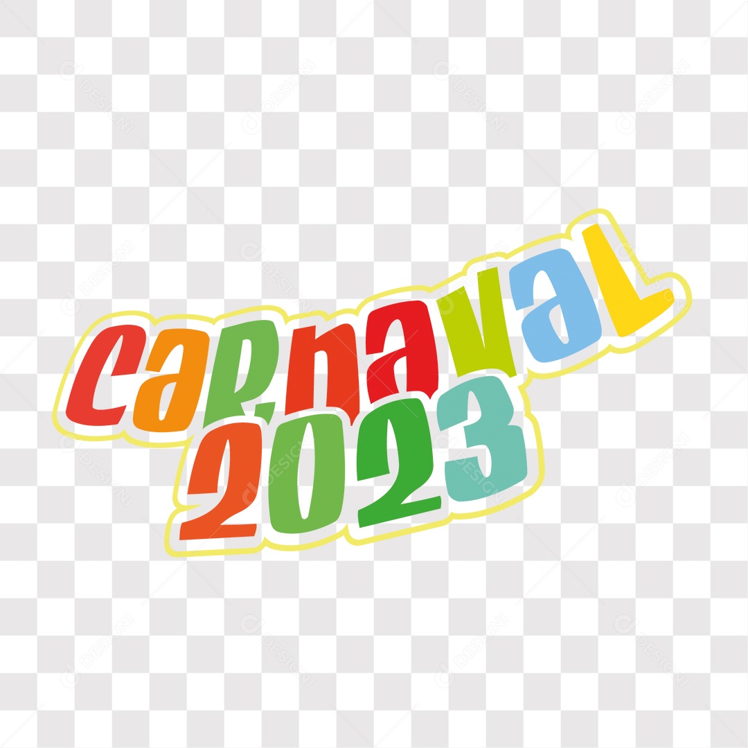 Lettering Carnaval 2023 EPS + PNG