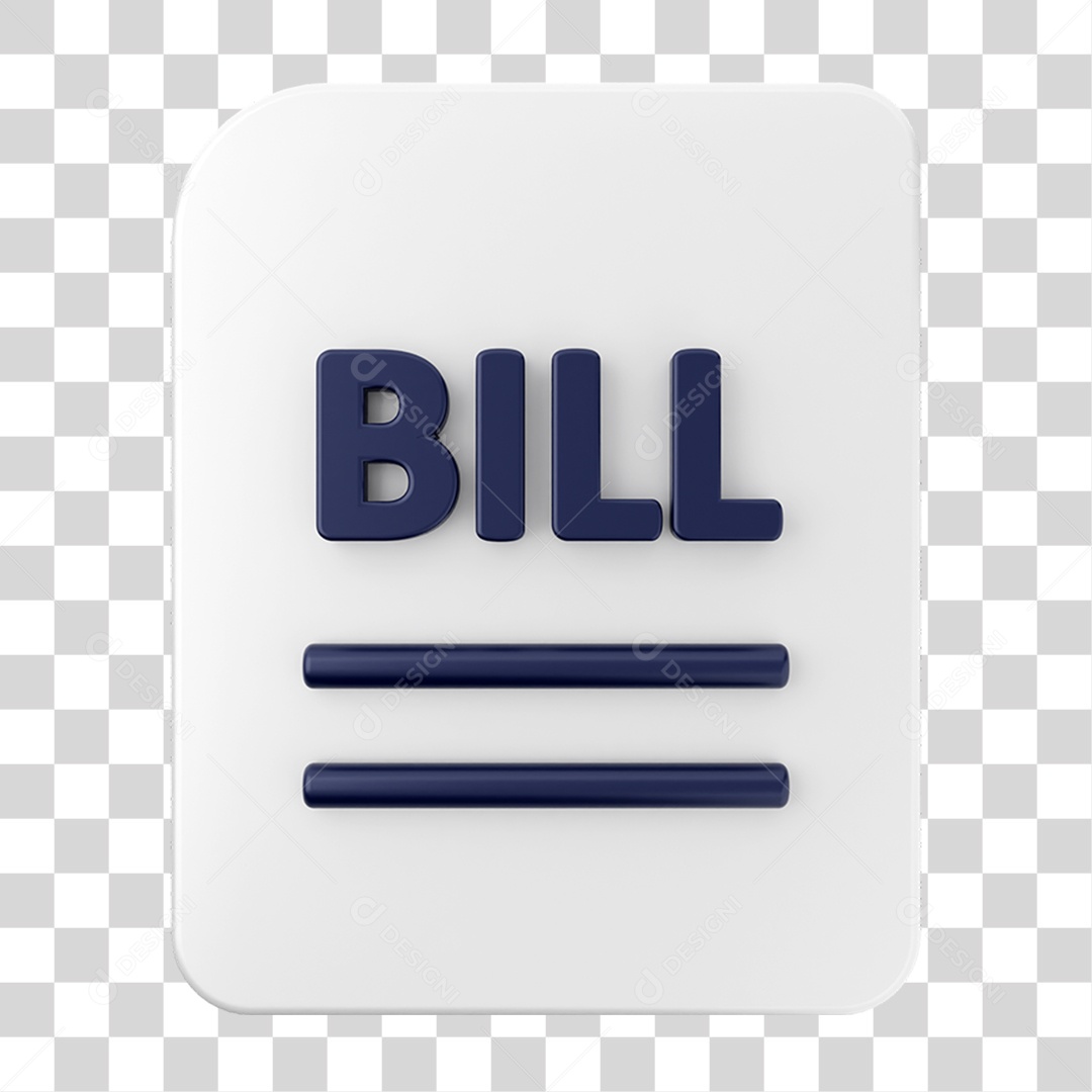 Elemento 3D Ícone de Pagamento PNG Transparente