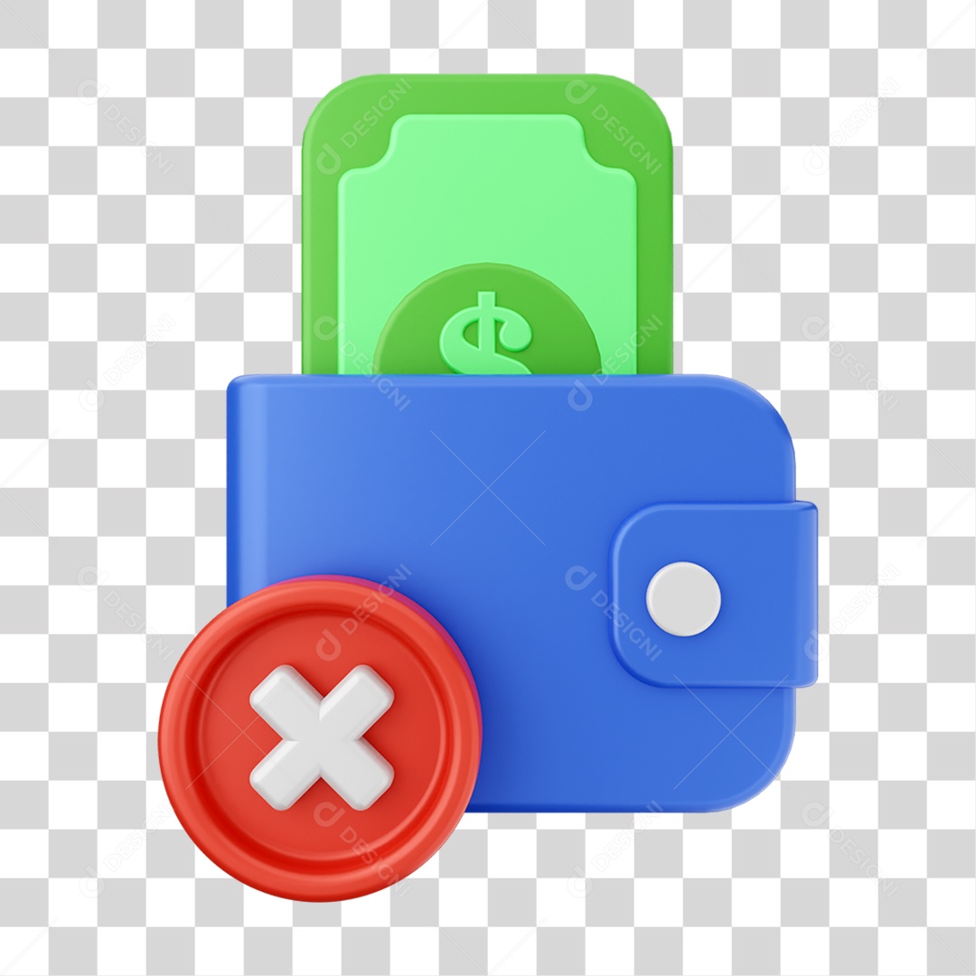 Elemento 3D Ícone de Pagamento PNG Transparente