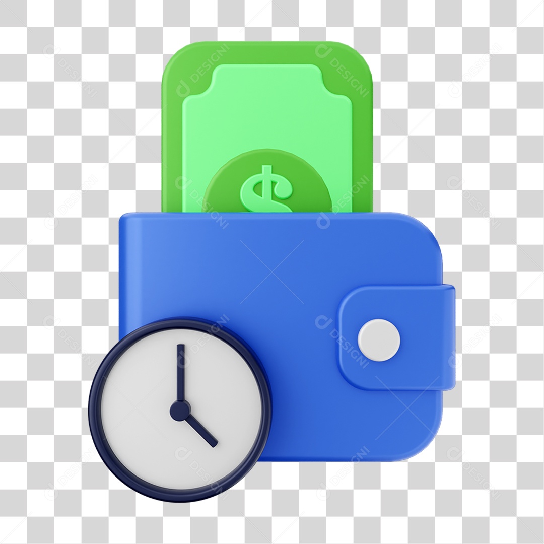 Elemento 3D Ícone de Pagamento PNG Transparente