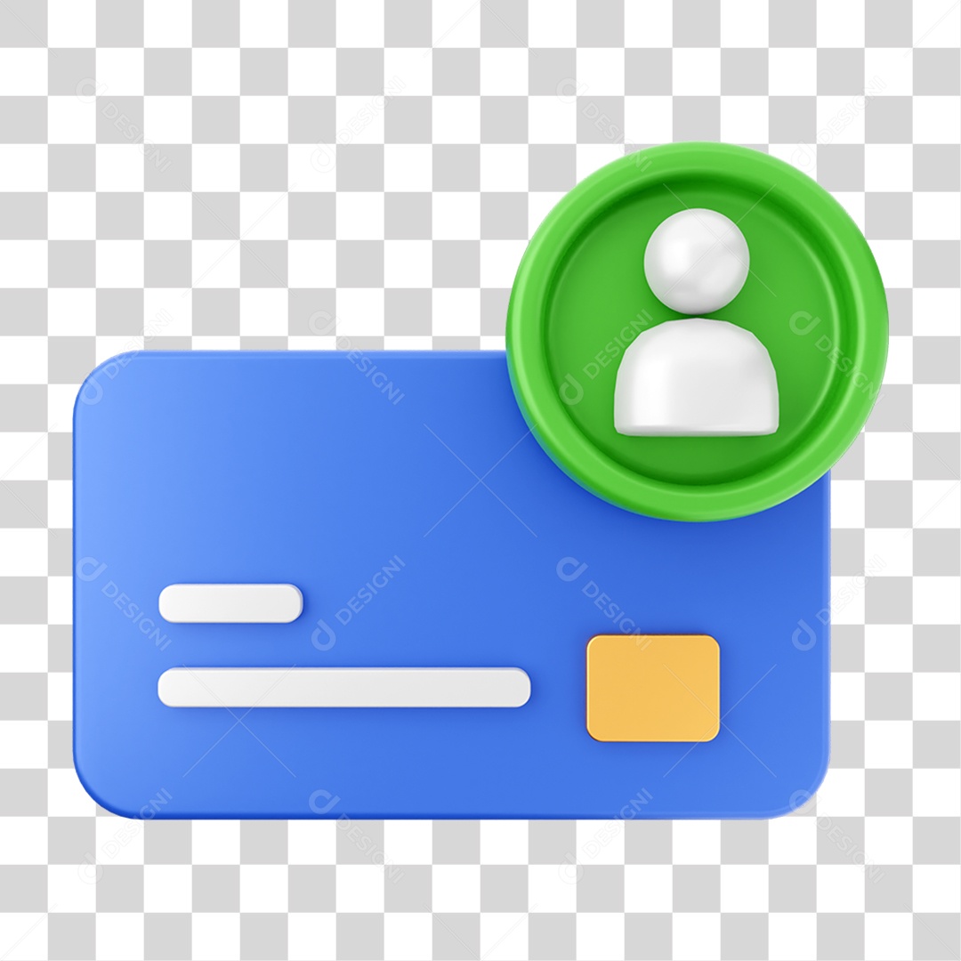 Elemento 3D Ícone de Pagamento PNG Transparente