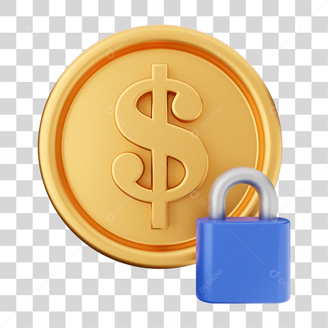 Elemento 3D Ícone de Pagamento PNG Transparente