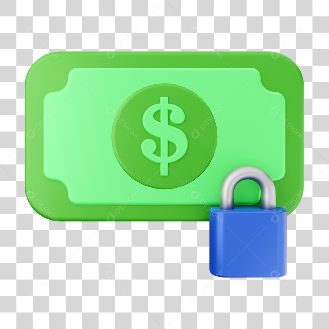 Elemento 3D Ícone de Pagamento PNG Transparente