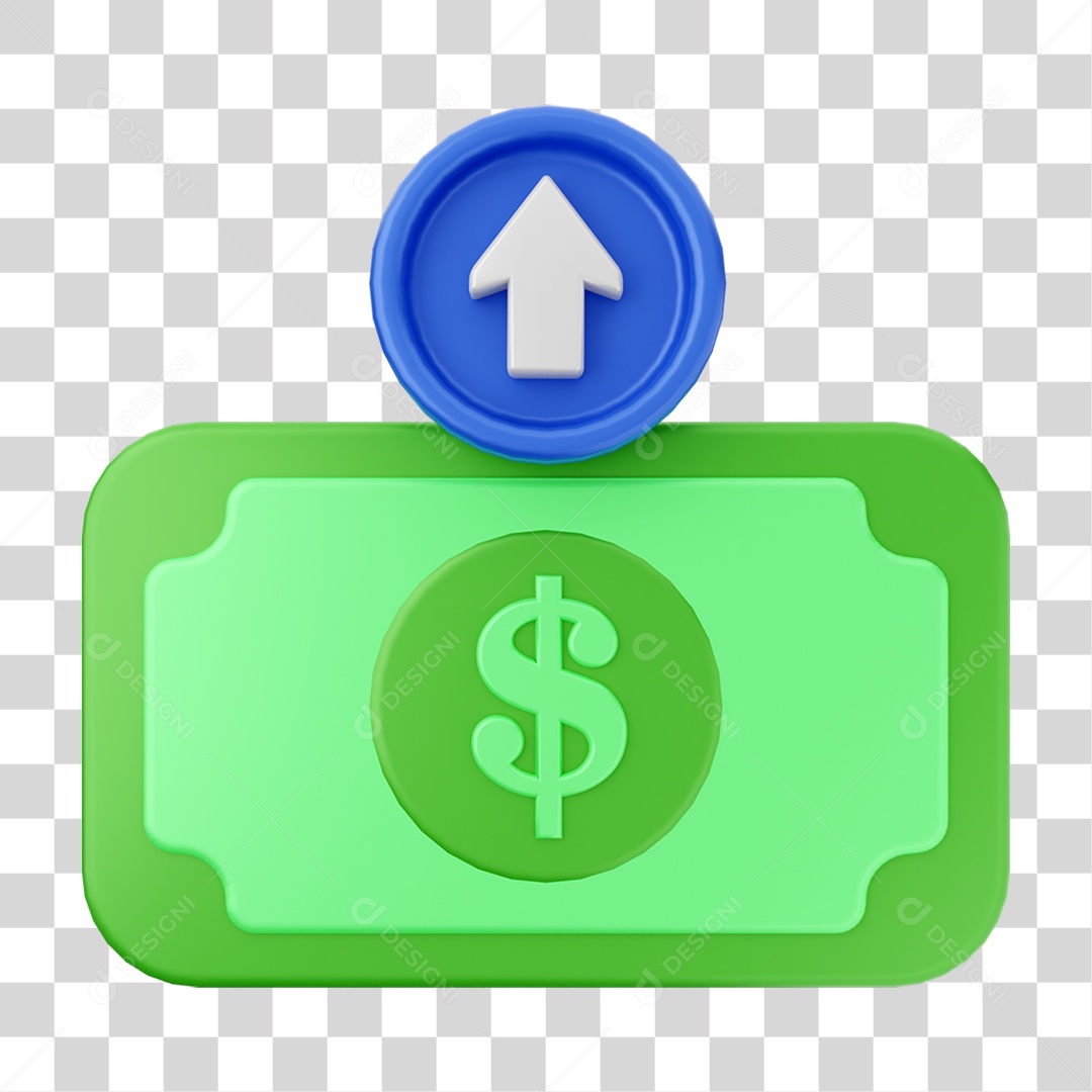 Elemento 3D Ícone de Pagamento PNG Transparente