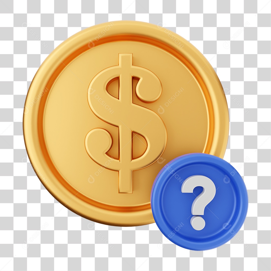 Elemento 3D Ícone de Pagamento PNG Transparente