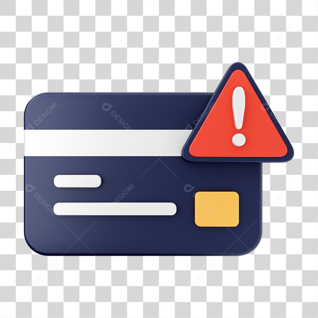 Elemento 3D Ícone de Pagamento PNG Transparente