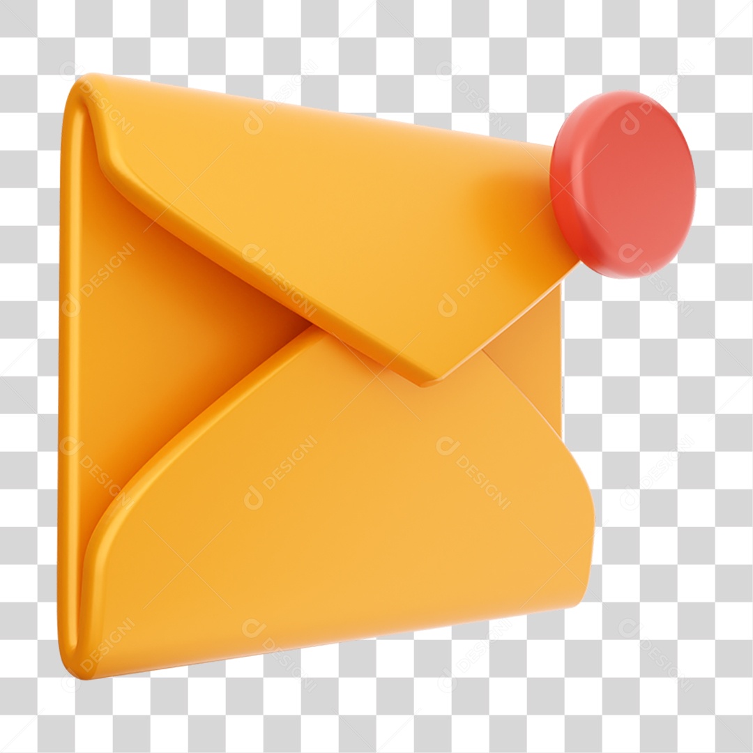 Elemento 3D Ícone de Mídia Social PNG Transparente