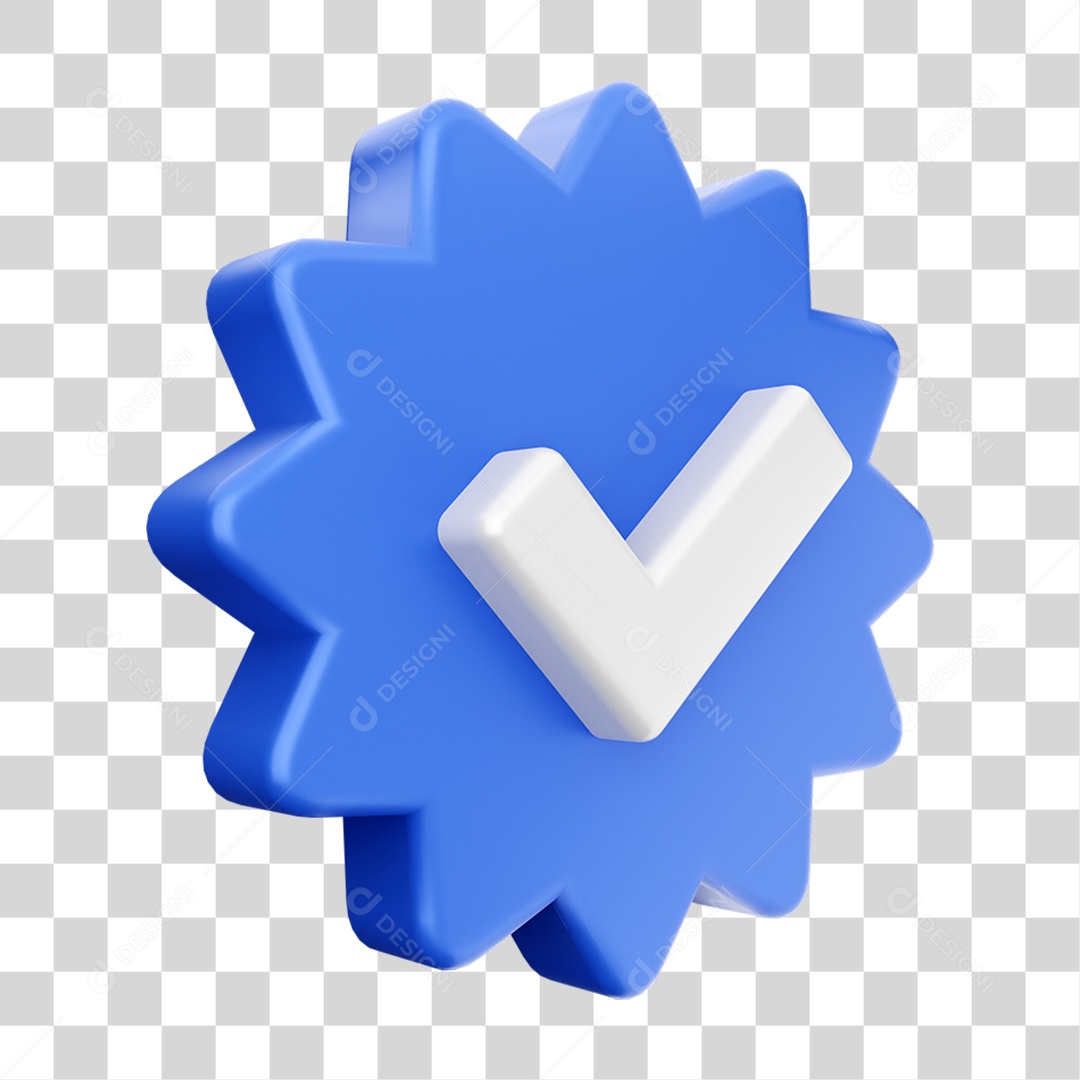 Elemento 3D Ícone de Mídia Social PNG Transparente