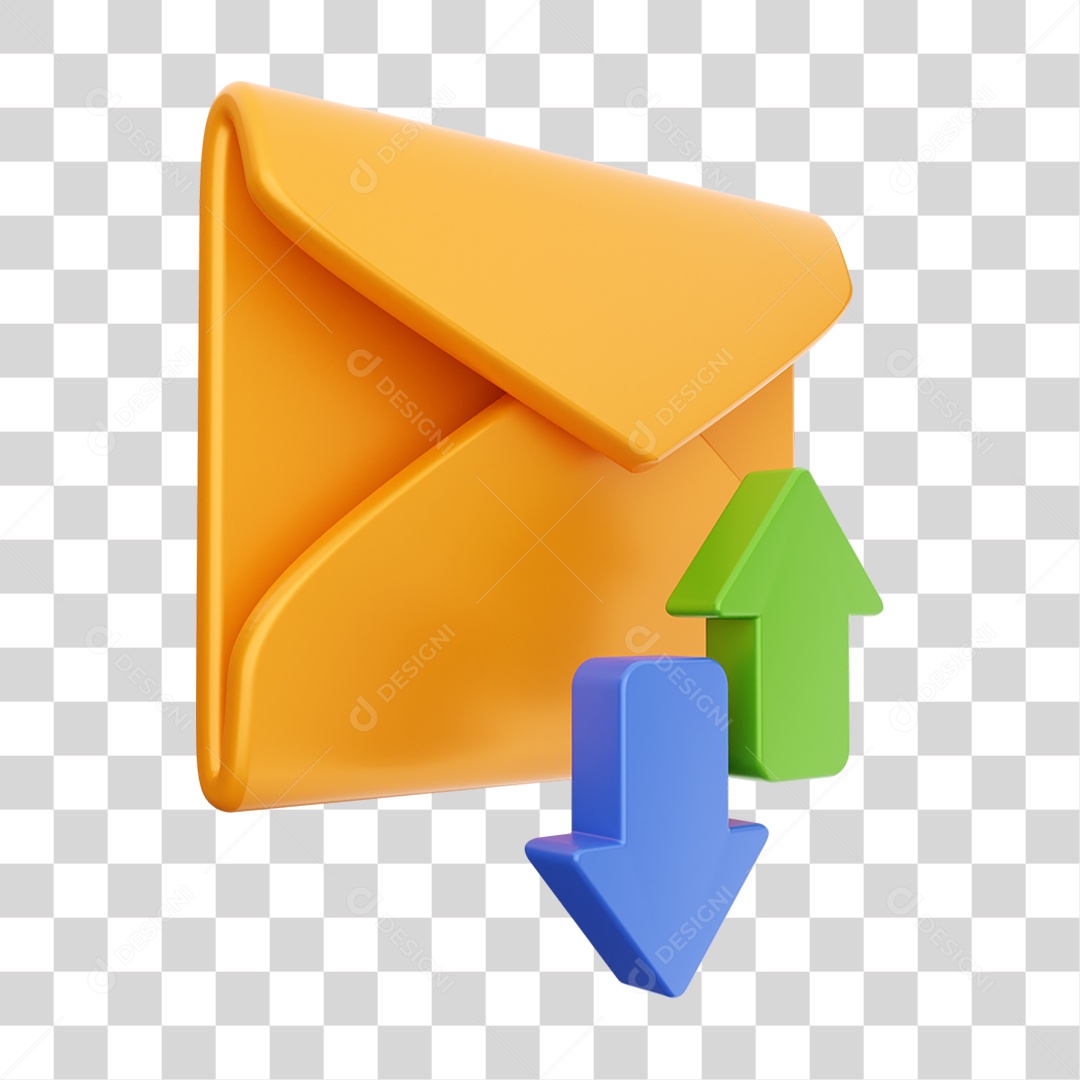 Elemento 3D Ícone de Mídia Social PNG Transparente