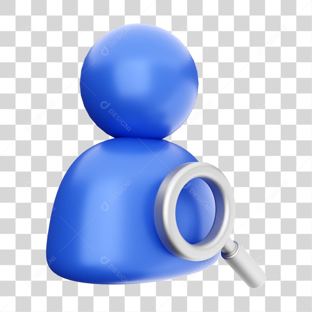 Elemento 3D Ícone de Mídia Social PNG Transparente