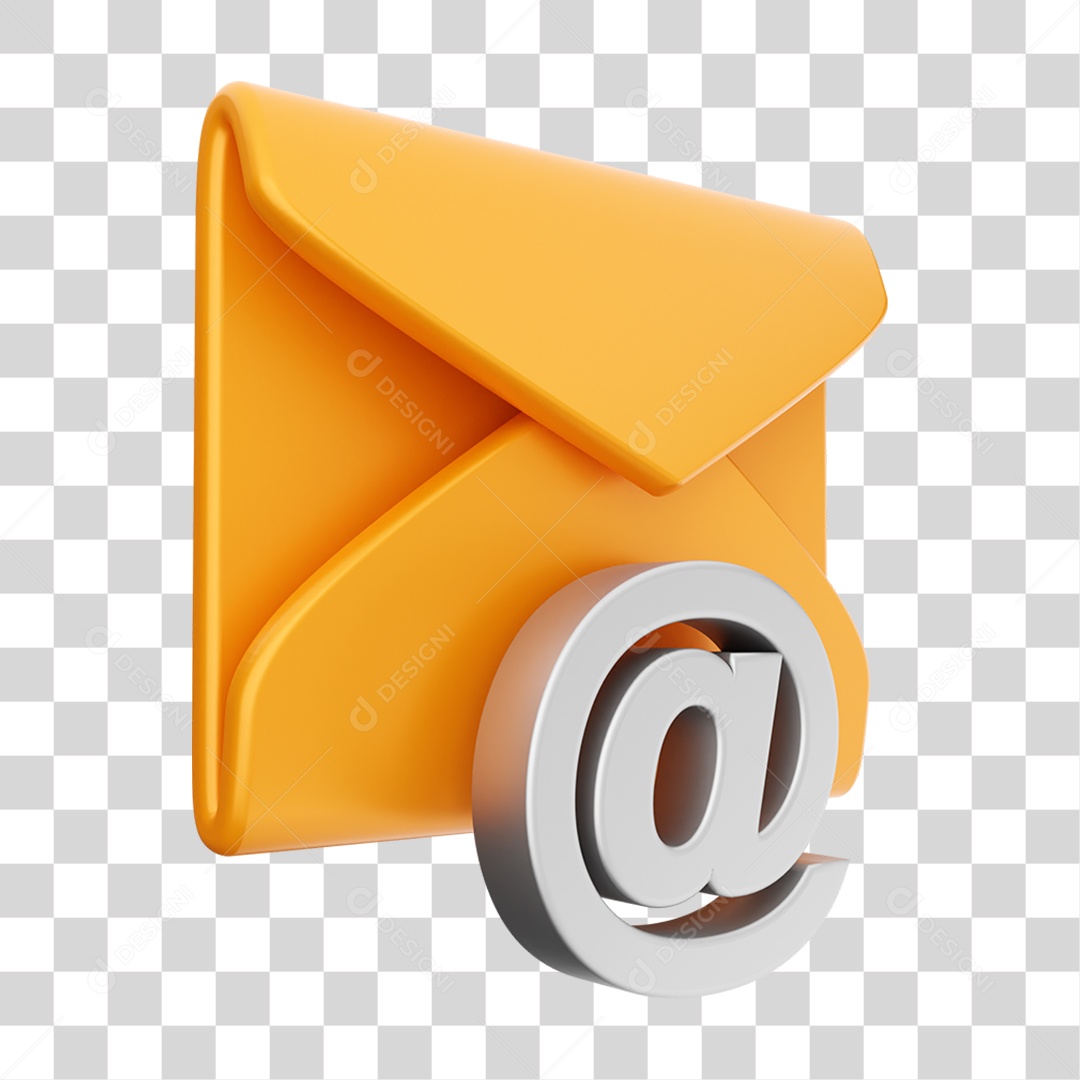 Elemento 3D Ícone de Mídia Social PNG Transparente