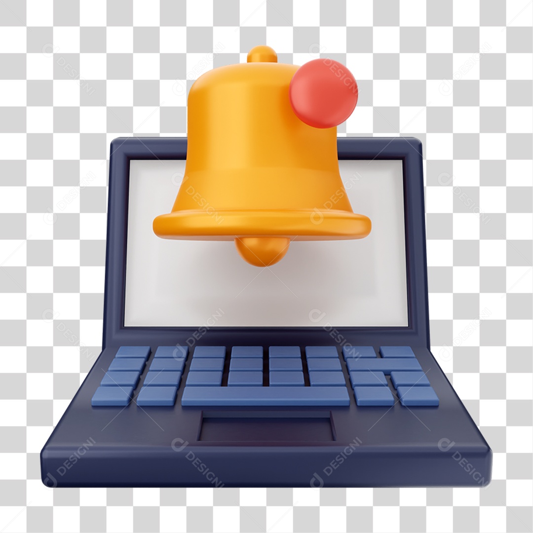 Elemento 3D Ícone de Mídia Social PNG Transparente