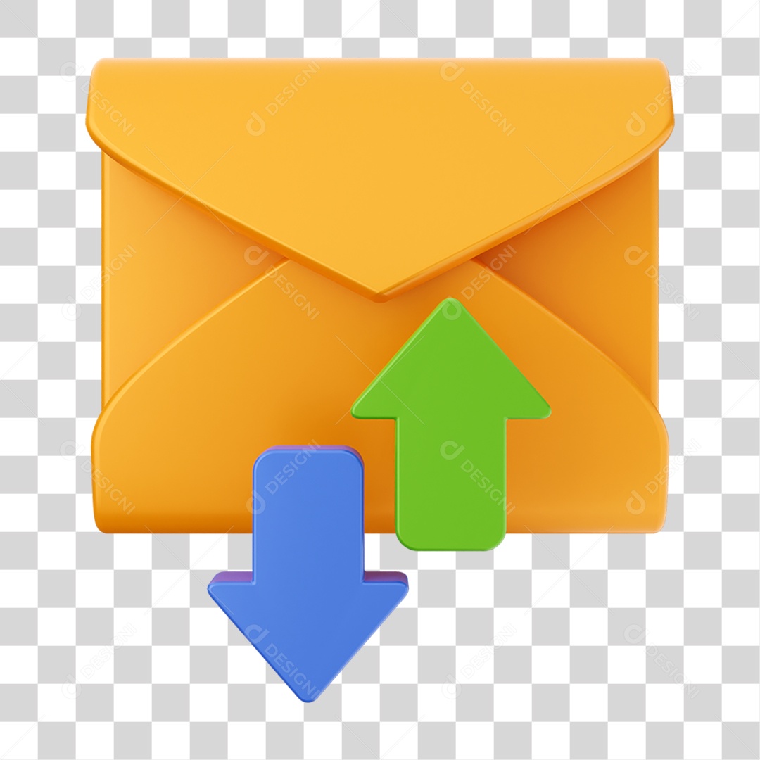 Elemento 3D Ícone de Mídia Social PNG Transparente