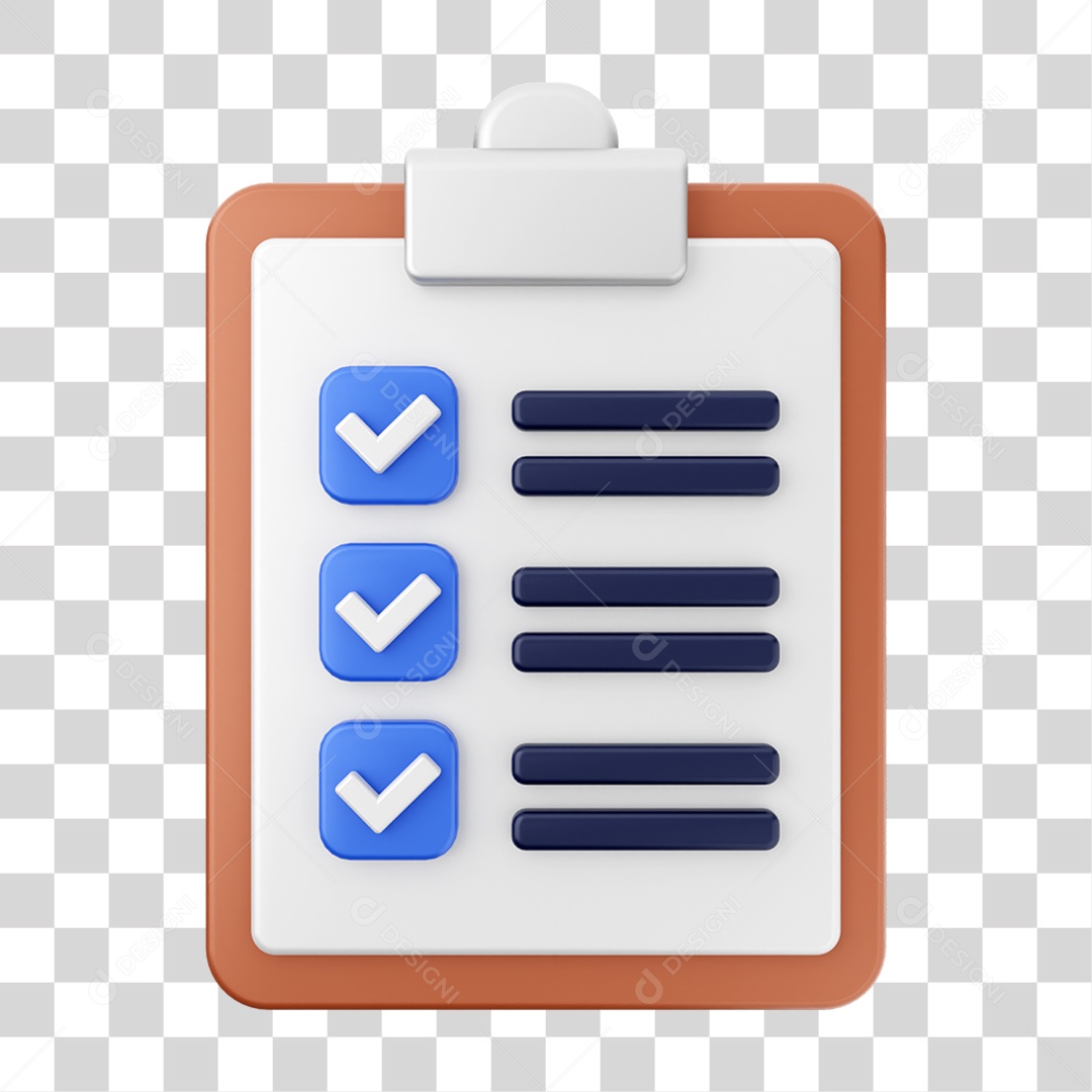 Elemento 3D Ícone de Compras On-line PNG Transparente