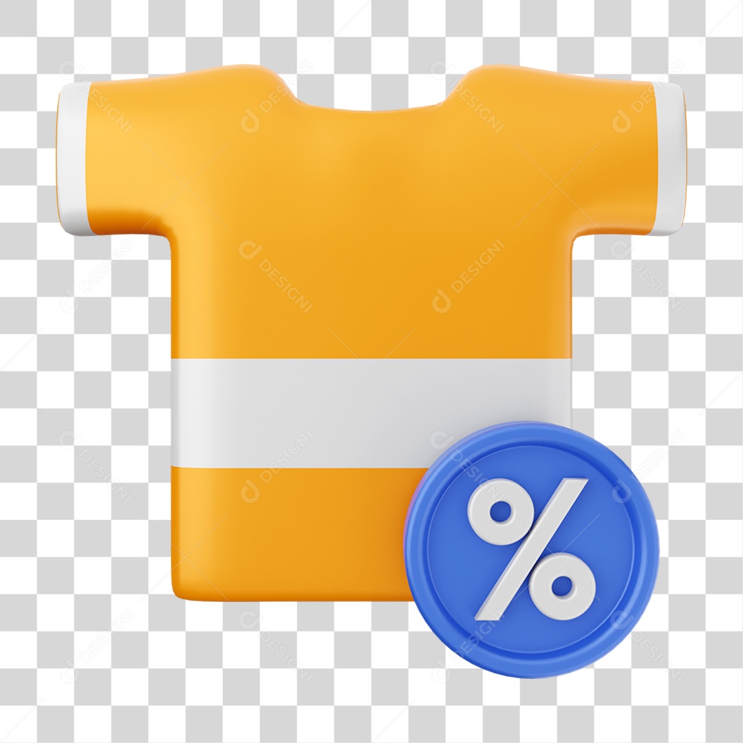 Elemento 3D Ícone de Compras On-line PNG Transparente