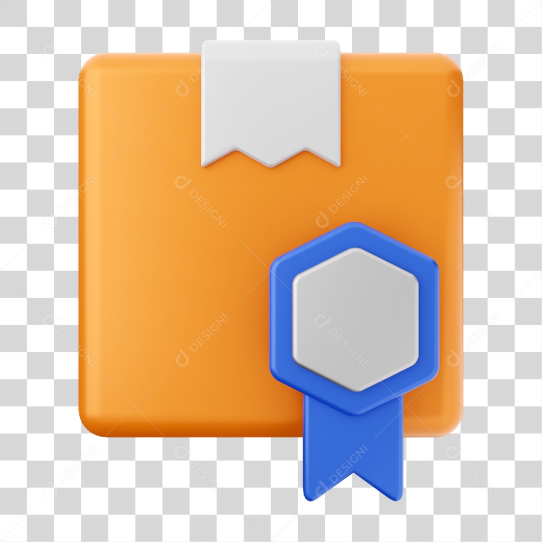 Elemento 3D Ícone de Compras On-line PNG Transparente