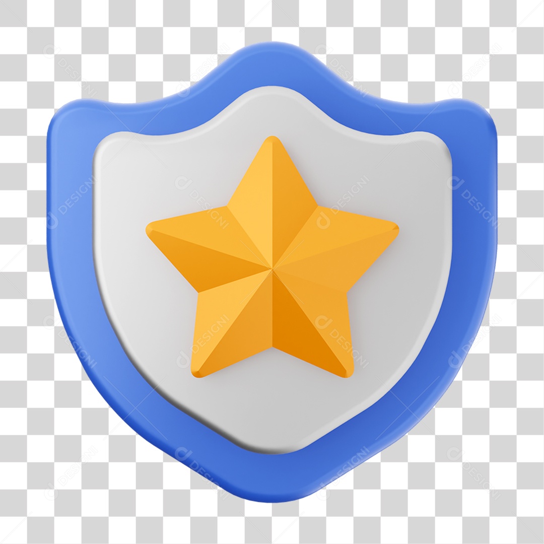 Elemento 3D Ícone de Compras On-line PNG Transparente