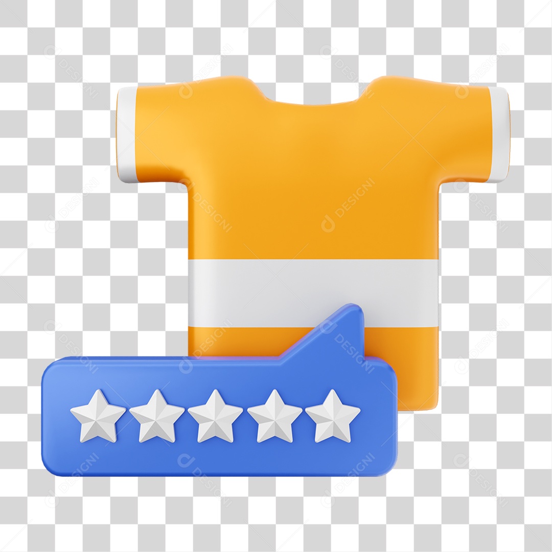 Elemento 3D Ícone de Compras On-line PNG Transparente